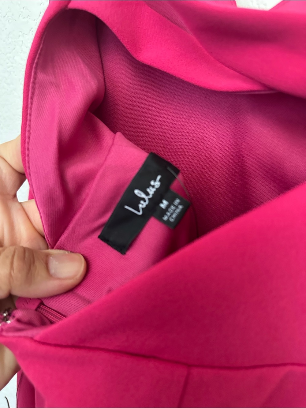Lulus Pleased to Meet Me Magenta Backless Mermaid Maxi Dress Size Medium NWT - Picture 11 of 14